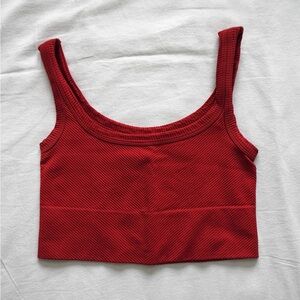 Nikibiki Red Cropped Tank Top